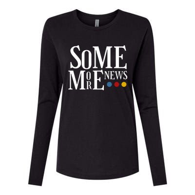 Some More News Black Ver. Womens Cotton Relaxed Long Sleeve T-Shirt