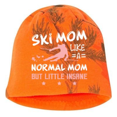 Ski Mom Not Normal Little Insane Skiers Skiing Gift Kati - Camo Knit Beanie