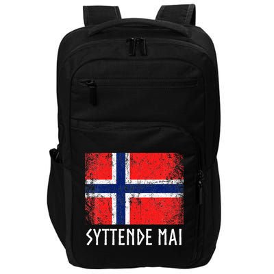 Syttende Mai Norwegian Norway Impact Tech Backpack
