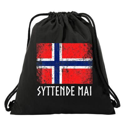 Syttende Mai Norwegian Norway Drawstring Bag