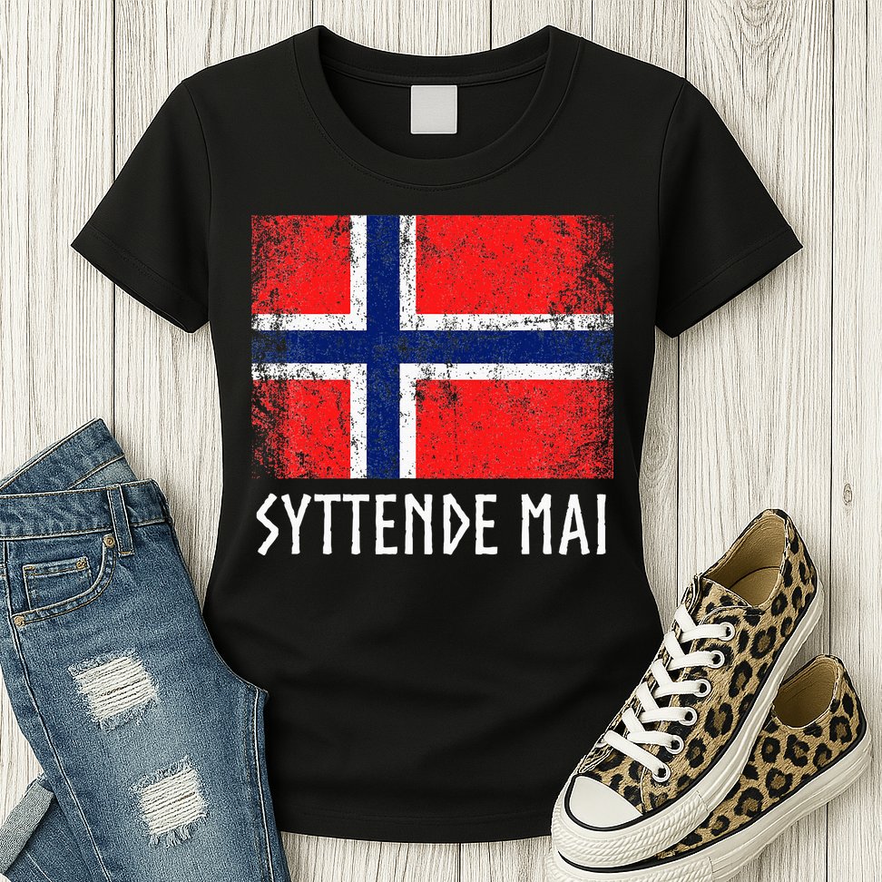 Syttende Mai Norwegian Norway Womens T-Shirt