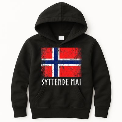 Syttende Mai Norwegian Norway Kids Hoodie
