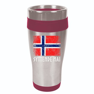 Syttende Mai Norwegian Norway 16oz Travel Tumbler