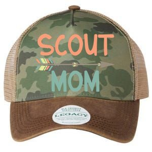 Scout Mom Of And Gift Legacy Tie Dye Trucker Hat