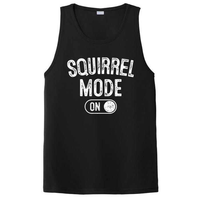 Squirrel Mode On Costume Funny Nut Gatherer Gift Animal PosiCharge Competitor Tank