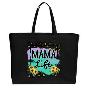 Sunflowers Mom Of , Mom Of Mam Cotton Canvas Jumbo Tote