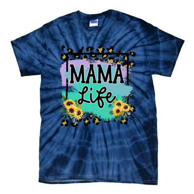 Sunflowers Mom Of , Mom Of Mam Tie-Dye T-Shirt