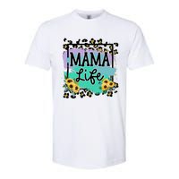 Sunflowers Mom Of , Mom Of Mam Softstyle CVC T-Shirt