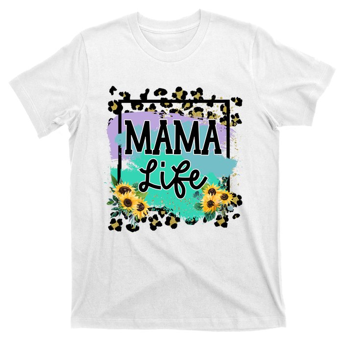 Sunflowers Mom Of , Mom Of Mam T-Shirt