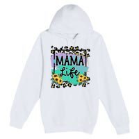 Sunflowers Mom Of , Mom Of Mam Premium Pullover Hoodie