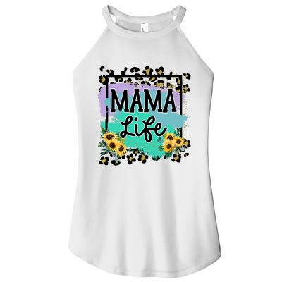 Sunflowers Mom Of , Mom Of Mam Women’s Perfect Tri Rocker Tank