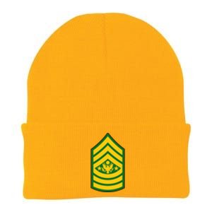 Sergeant Major Of The Army Military Badge Knit Cap Winter Beanie