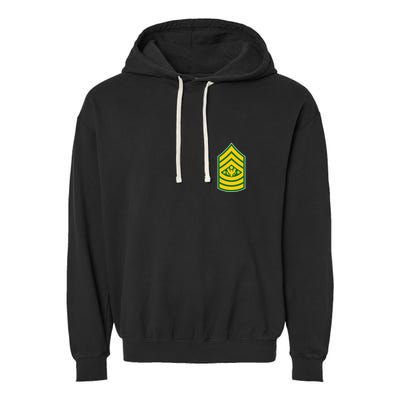 Sergeant Major Of The Army Military Badge Garment-Dyed Fleece Hoodie