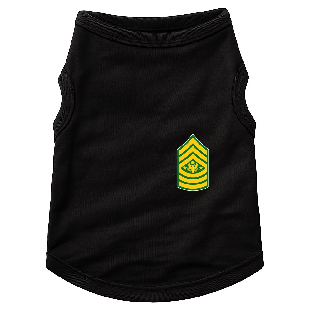 Sergeant Major Of The Army Military Badge Doggie Tank