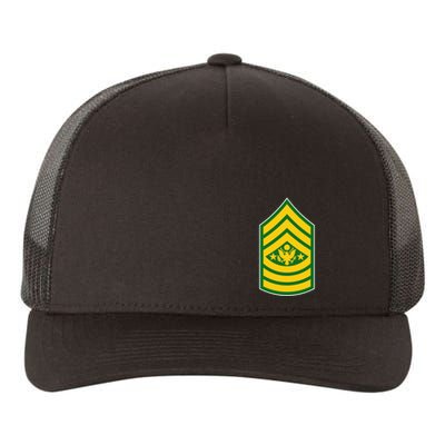 Sergeant Major Of The Army Military Badge Yupoong Adult 5-Panel Trucker Hat