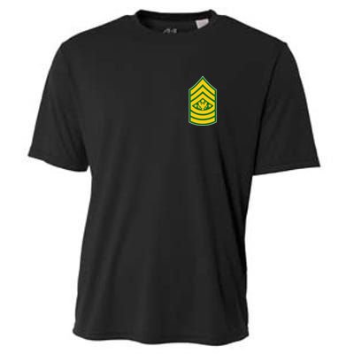 Sergeant Major Of The Army Military Badge Cooling Performance Crew T-Shirt