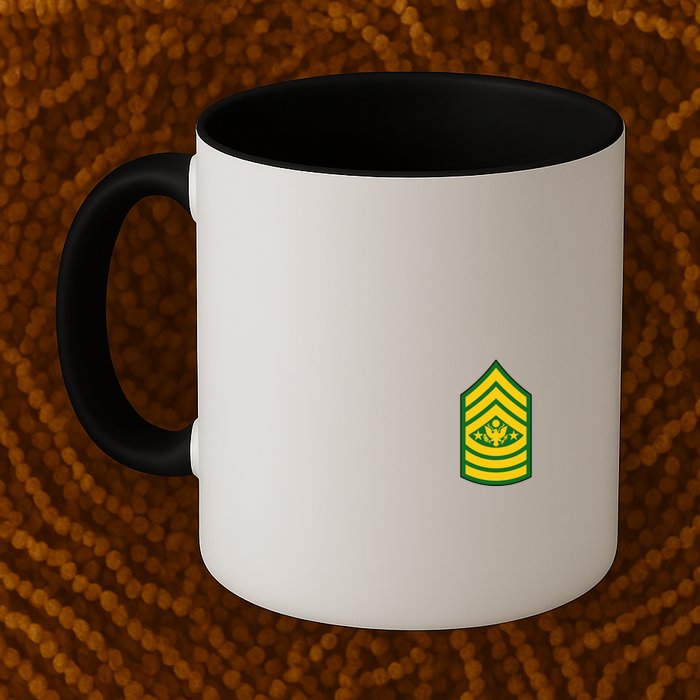 Sergeant Major Of The Army Military Badge Mug