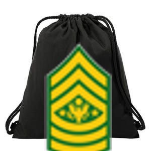 Sergeant Major Of The Army Military Badge Drawstring Bag