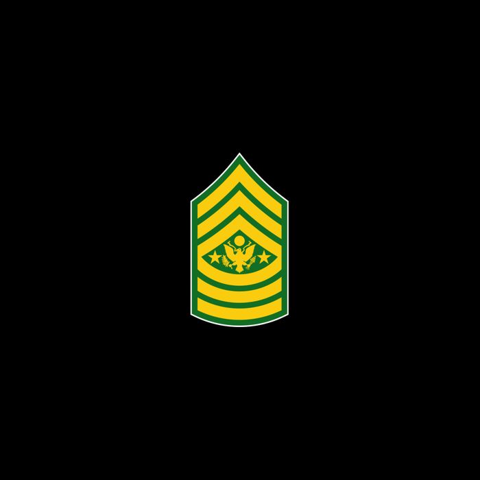 Sergeant Major Of The Army Military Badge Drawstring Bag