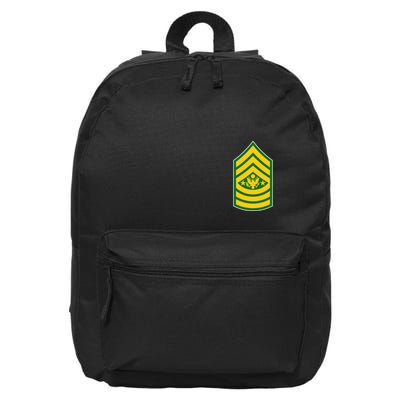 Sergeant Major Of The Army Military Badge 16 in Basic Backpack