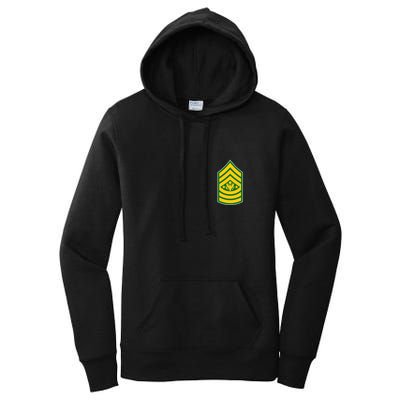 Sergeant Major Of The Army Military Badge Women's Pullover Hoodie