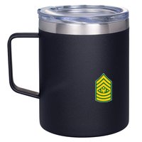 Sergeant Major Of The Army Military Badge 12oz Stainless Steel Coffee Mug