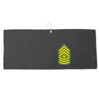 Sergeant Major Of The Army Military Badge Large Microfiber Waffle Golf Towel