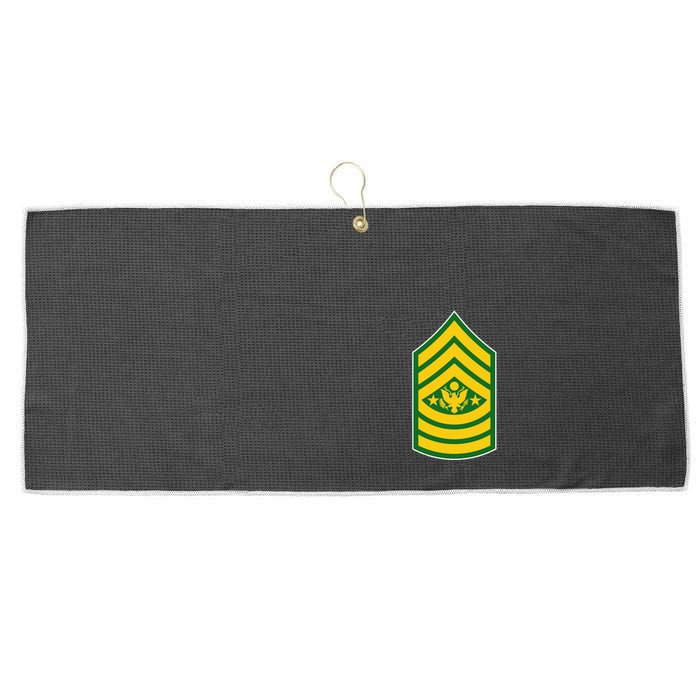 Sergeant Major Of The Army Military Badge Large Microfiber Waffle Golf Towel
