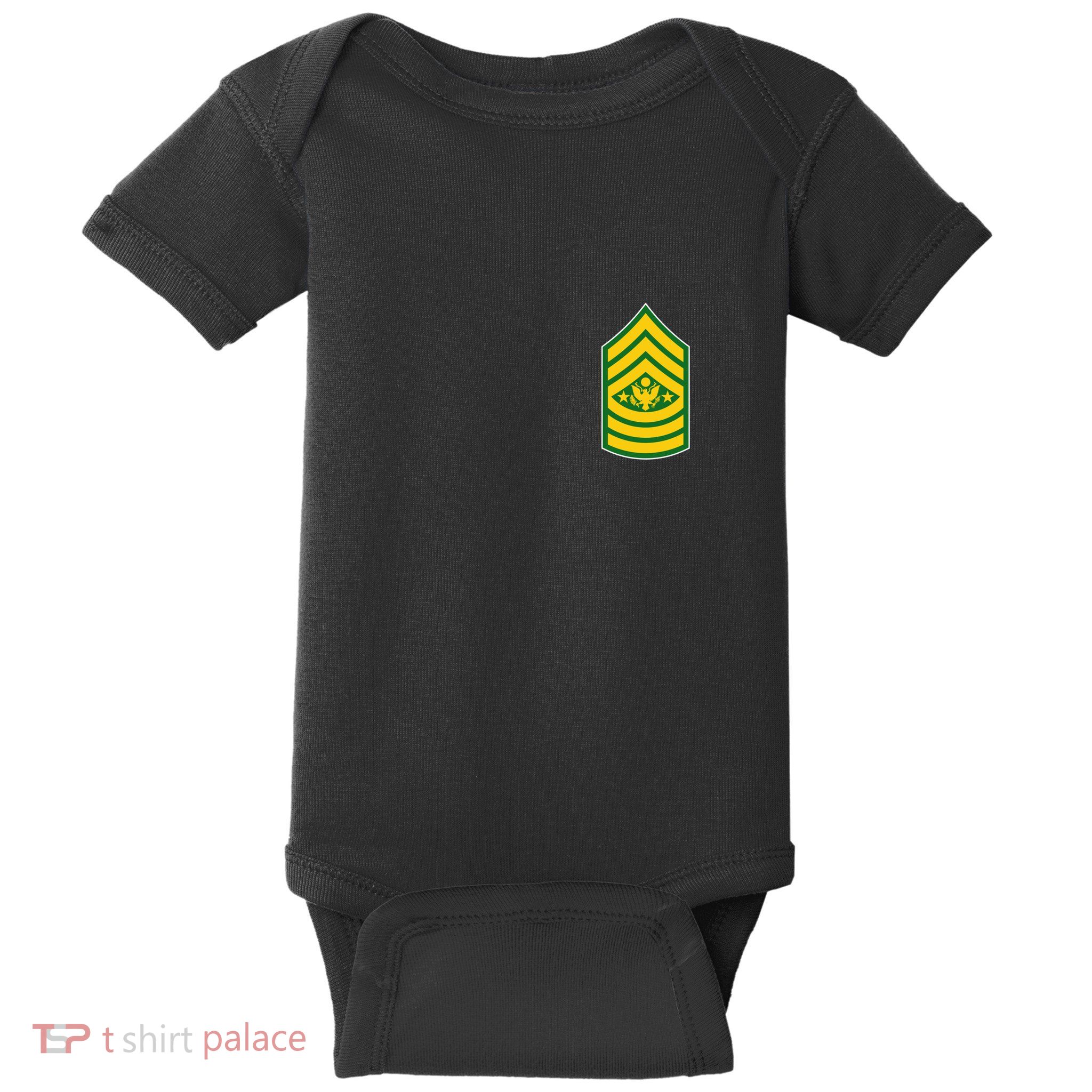 Sergeant Major Of The Army Military Badge Baby Bodysuit