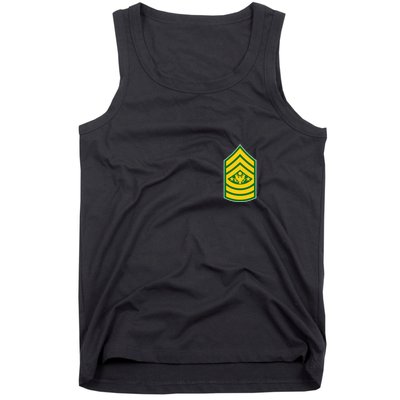 Sergeant Major Of The Army Military Badge Tank Top