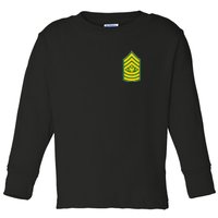 Sergeant Major Of The Army Military Badge Toddler Long Sleeve Shirt