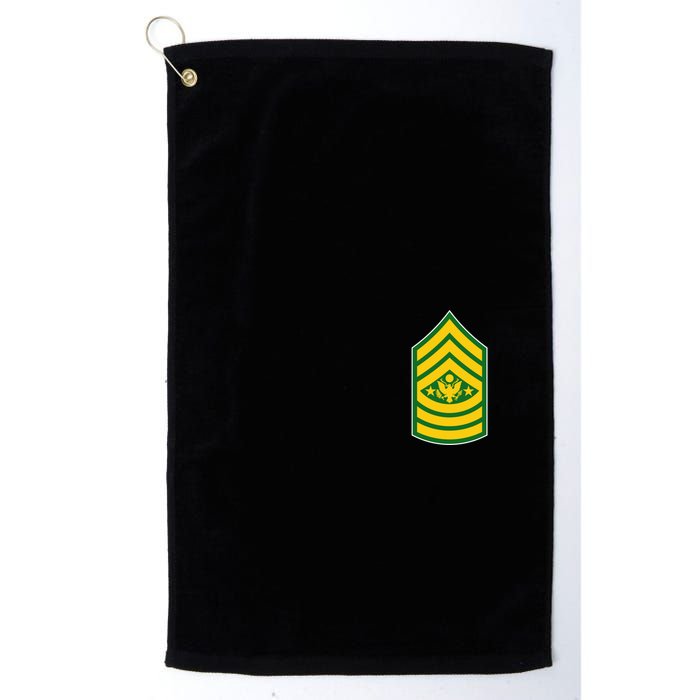 Sergeant Major Of The Army Military Badge Golf Towel