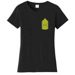 Sergeant Major Of The Army Military Badge Women's T-Shirt