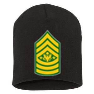 Sergeant Major Of The Army Military Badge Short Acrylic Beanie