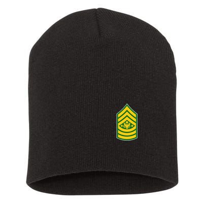 Sergeant Major Of The Army Military Badge Short Acrylic Beanie