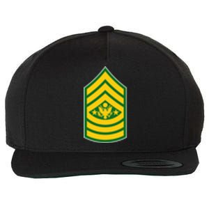 Sergeant Major Of The Army Military Badge Wool Snapback Cap