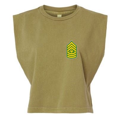 Sergeant Major Of The Army Military Badge Garment-Dyed Women's Muscle Tee