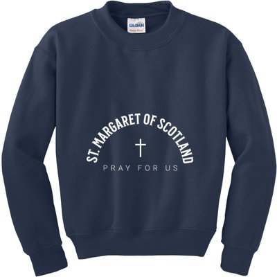 St Margaret of Scotland Catholic Patron Christian Saint Kids Sweatshirt