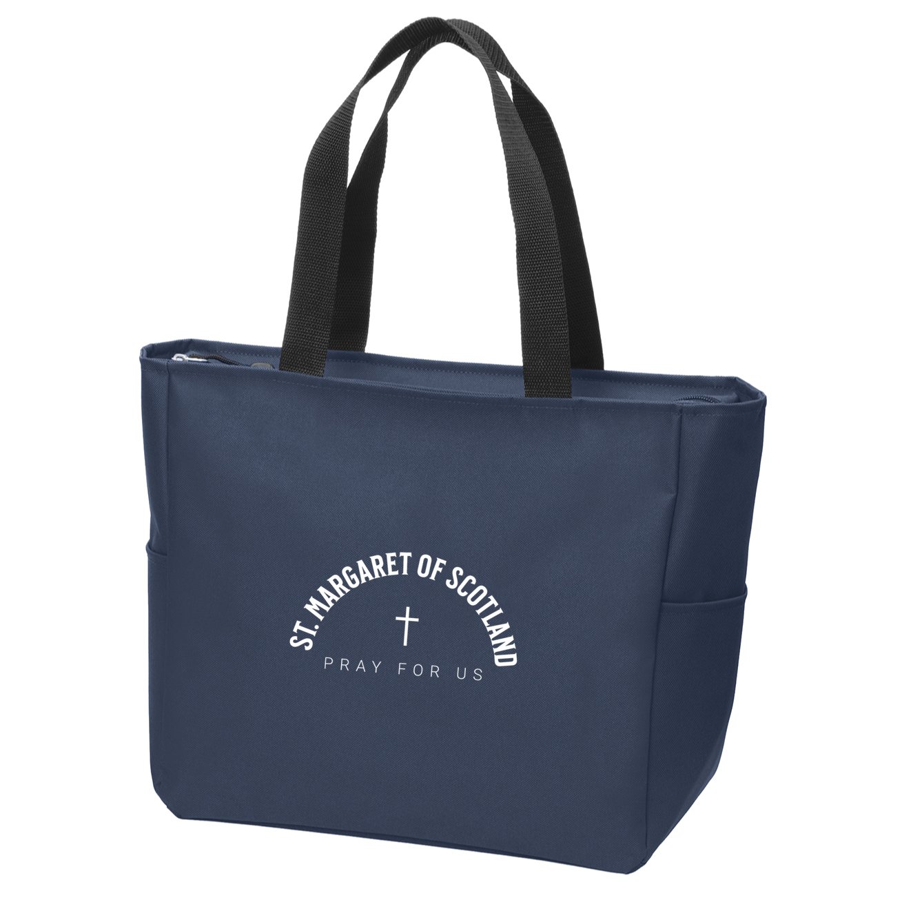 St Margaret of Scotland Catholic Patron Christian Saint Zip Tote Bag
