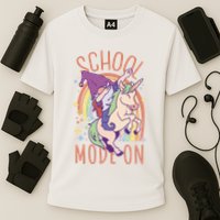 School Mode On Gnome Unicorn Rainbow Dab Performance Shirt