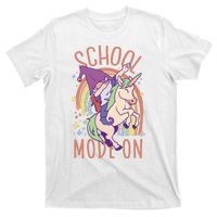 School Mode On Gnome Unicorn Rainbow Dab T-Shirt