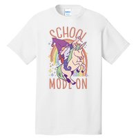 School Mode On Gnome Unicorn Rainbow Dab Tall T-Shirt