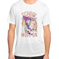 School Mode On Gnome Unicorn Rainbow Dab Adult ChromaSoft Performance T-Shirt