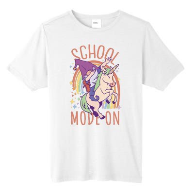 School Mode On Gnome Unicorn Rainbow Dab Tall Fusion ChromaSoft Performance T-Shirt