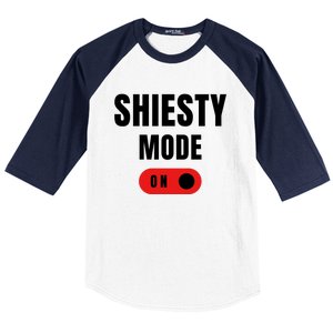 Shiesty Mode On Funny Baseball Sleeve Shirt