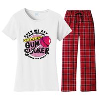 Suck Me Off And Make Me Gum Chewlie’s Gum Sucker Women's Flannel Pajama Set