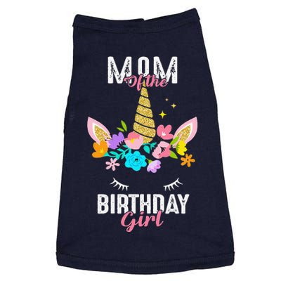 S Mom Of The Birthday Girl Unicorn Birthday Matching Doggie Tank