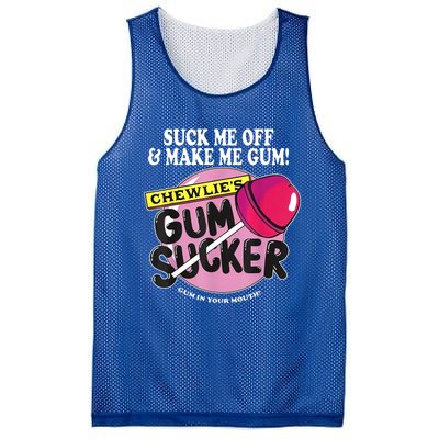 Suck Me Off And Make Me Gum Chewlie’S Gum Sucker Mesh Reversible Basketball Jersey Tank