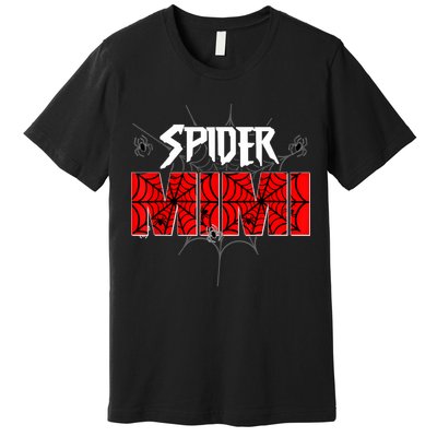 Spider Mimi Of The Birthday Boy Family Party Decoration Premium T-Shirt