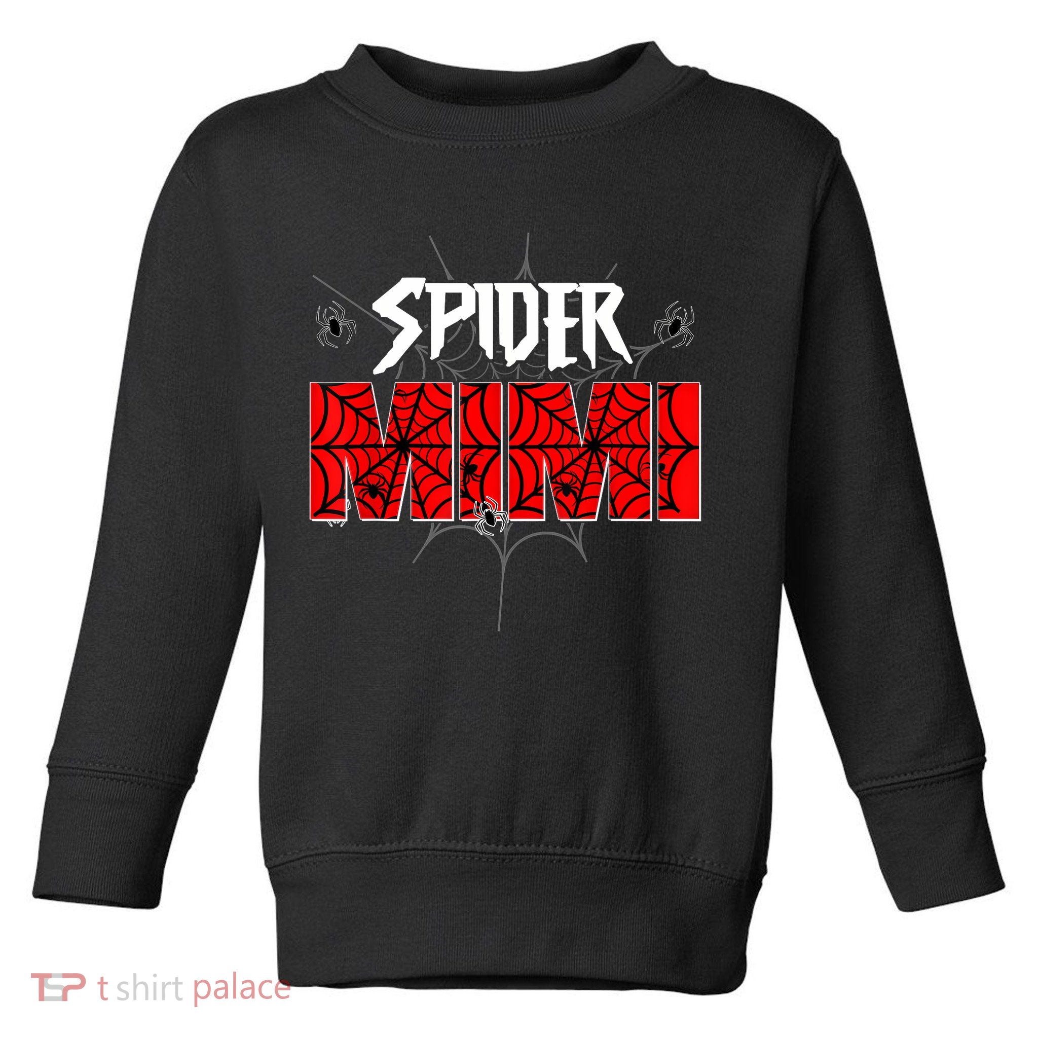 Spider Mimi Of The Birthday Boy Family Party Decoration Toddler Sweatshirt